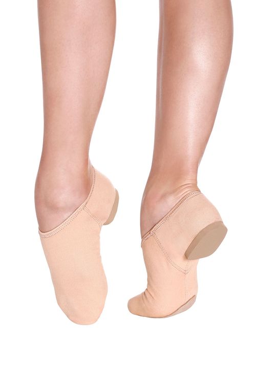 JZ75 - Nude - M - Botinha Jazz em Lona Stretch