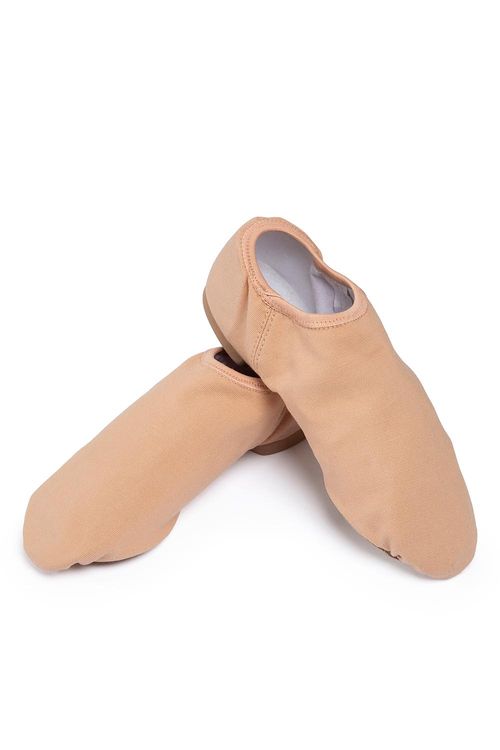 JZ75 - Nude - M - Botinha Jazz em Lona Stretch