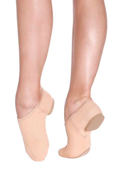 JZ75VG  Nude - M - Botinha Jazz Vegana em Lona Stretch