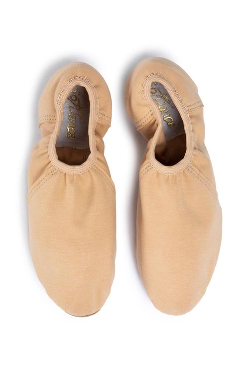 F87 - Bege - C - Botinha Contemporânea