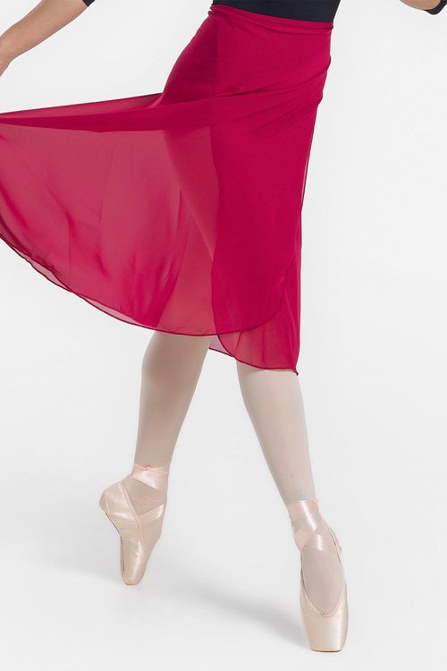 SAIA DE CREPE COM AMARRAÇÃO ADULTO REF. SD1080 - VINHO