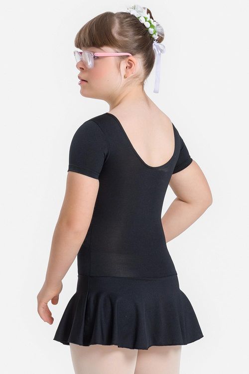 COLLANT C/ SAIA ISIS REF. SD2099 (TAM. 2-4-6) - PRETO - INFANTIL