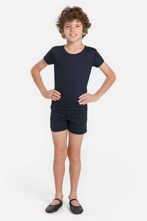 SHORTS MASCULINO LEO REF. SD2143 - PRETO - INFANTIL
