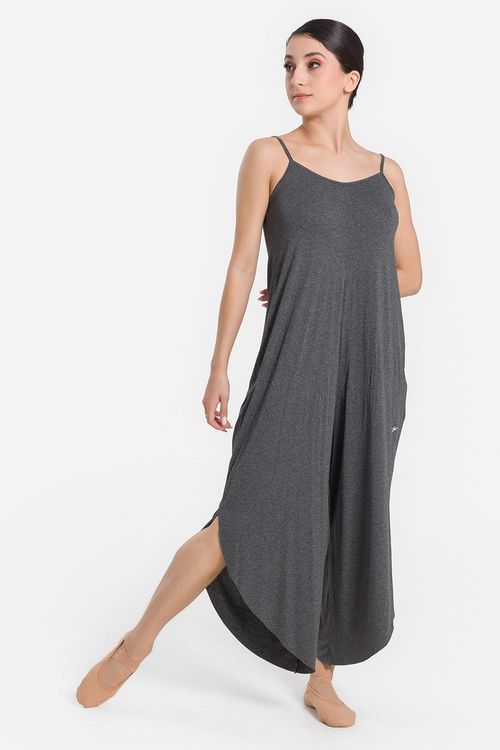 MACACÃO ALANA REF. SD1632 - MESCLA PRETO - ADULTO