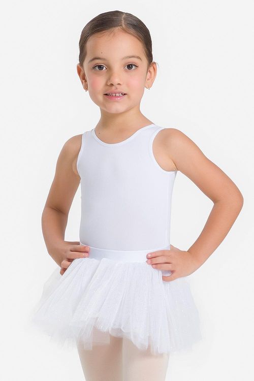 SAIA DE TULE CRISTAL REF. SD1637 - BR/BR/BR - INFANTIL