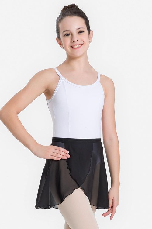 SAIA TRANSPASSADA INFANTIL REF. SD599 - PRETO